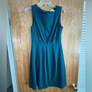 Merona Teal Sleeveless Midi Dress size medium.